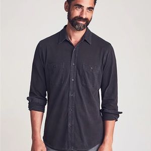 Faherty Knit Season Shirt (Washed Black XXL) Brand New***